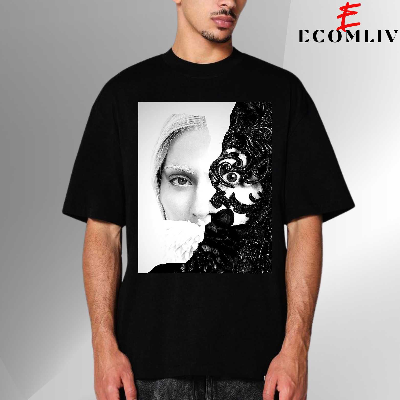 Lady Gaga Tee, Star Pop Shirt, Music Streetwear
